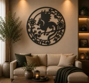 Dragon 2d wall art
