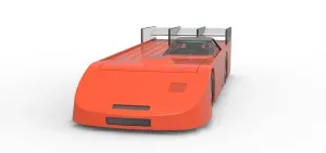 Vintage Asphalt Outlaw Super late model Scale 1:25