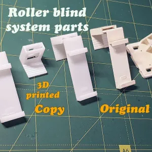 Window roller blinds system parts