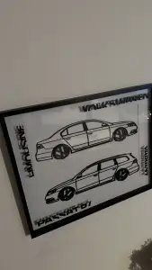 Wall ART VW Passat B7 variant