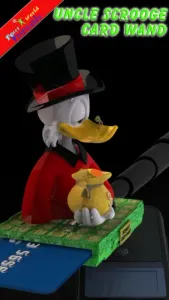Uncle Scrooge Sales Cashier Extendable Card Wand
