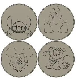 dessous de verre Disney