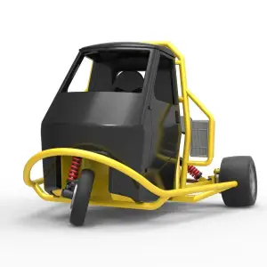 Ape car proto while turning Scale 1:25