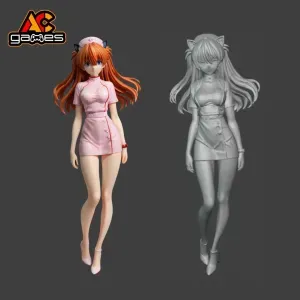 Asuka Evangelion Cosplay Enfermera