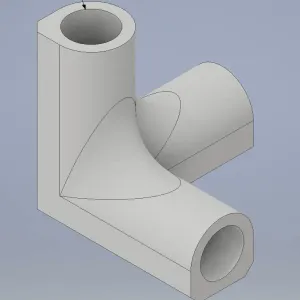 Tube frame corner