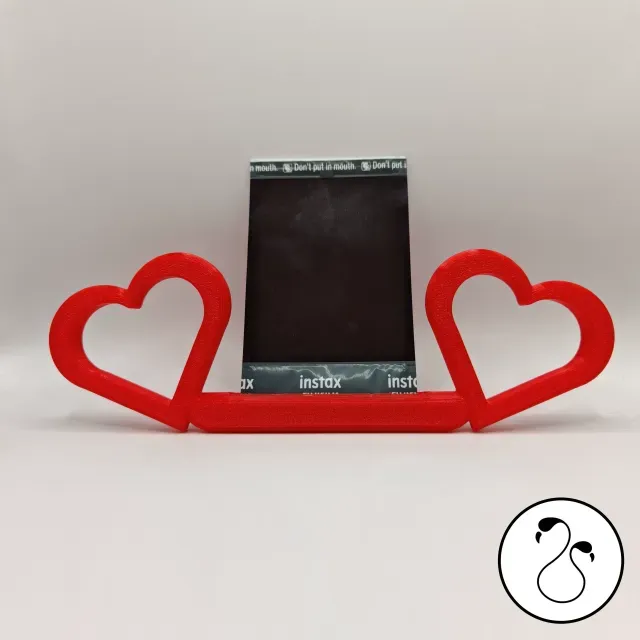 Heart Instax Mini Stand – Romantic Photo & Lithophane Holder — Фото 4 из 6