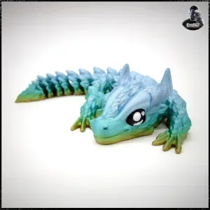 Immortal Dragon - Articulated - Print in Place