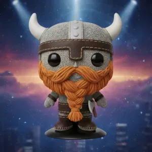 Figura Funko Pop Viking Warrior Premium Estilo Artesanal