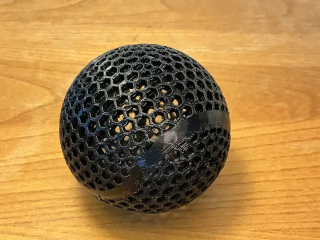 An airless tennis ball — Image 5 of 6