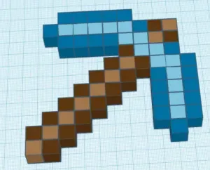 Minecraft diamond pickaxe