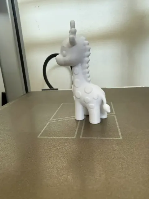 Cute Giraffe Keychain – Kawaii Animal Keyring 3D Print Model — Фото 6 из 7
