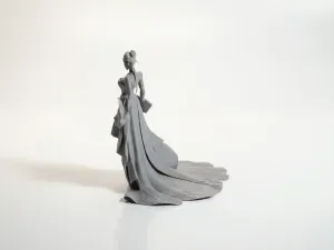Chun Li Elegant Dress Figurine Gaming 3D Printable