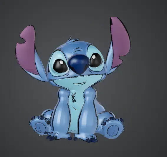 Cute Stitch Chibi Keychain & Desk Figurine — Фото 3 из 5