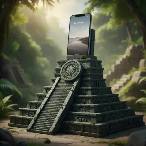 Design Concept The Maya Temple Phone Holder is inspired by a