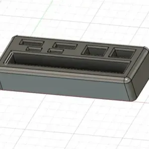 Desk holder for USB stick, hard drive, SD and mini SD