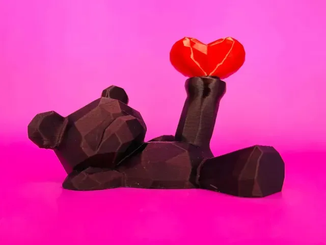 Teddy bear & heart — Image 2 of 5
