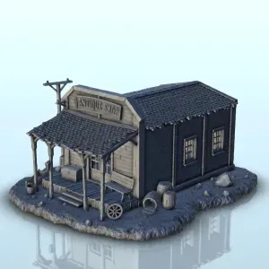 Antique store with terrace - Terrain scenery West Old