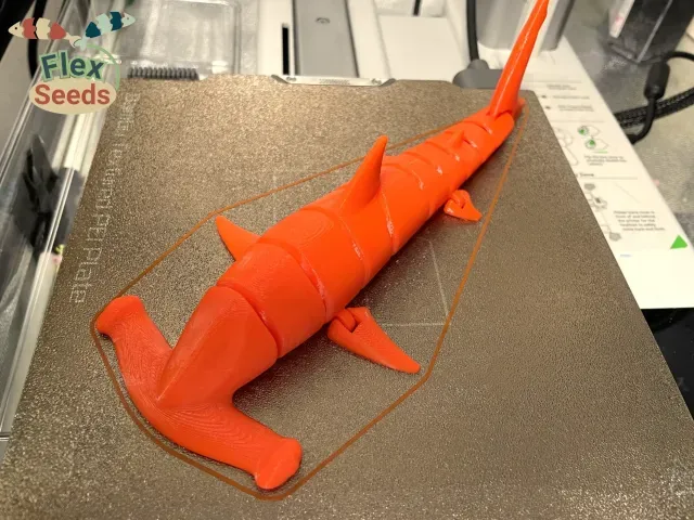 Flexi Hammerhead Shark (print-in-place) — Фото 2 из 9