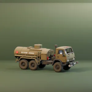 KamAZ 4310 Fuel Tanker Truck - Printable STL