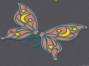 Doll Wings - 1:6 - Moon and Stars