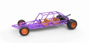 Diecast old school Sand Rail buggy Version 3 Scale 1:25