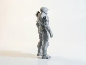 Master Chief Running Figurine Gaming 3D Printable