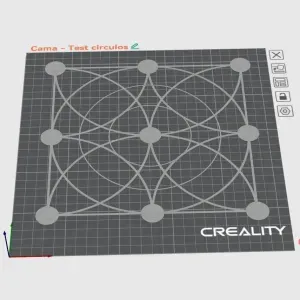 Primera capa - Diseño para pruebas (Circunferencias)