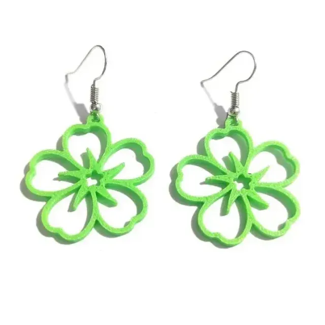 Emerald Lotus - Earrings