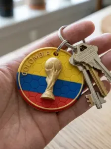 COLOMBIA WORLD CUP KEYCHAIN