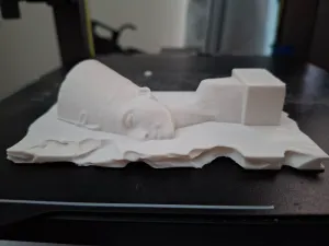 Nefertiti on a Block of Marble