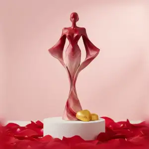 The Lady of Elegance - Abstract Female Sculpture