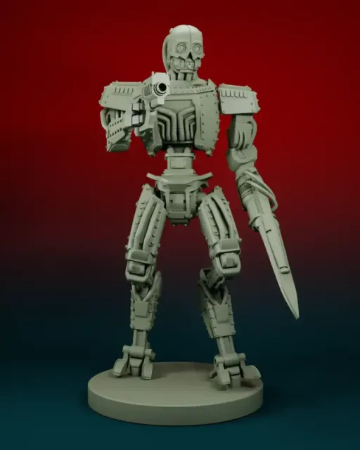 AUTOMATON COMMANDER | HELLDIVER 2 | 3D PRINTABLE FIGURINE — Фото 5 из 9