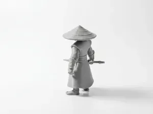 Raiden Warrior Figurine Gaming Collectible 3D Printable