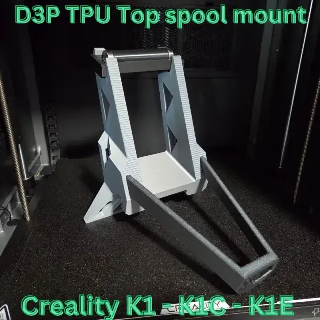 TPU Top mount spool holder - K1C K1SE K2SE D3P riser — Фото 2 из 9