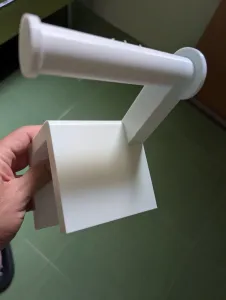 Toddler-Friendly Toilet Paper Holder (Bathtub Edge Mount)