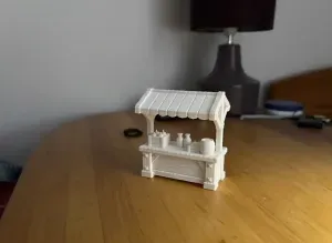 Miniature Market Stall 3D Model