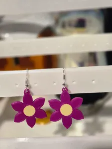 Six Petals Flower Errings
