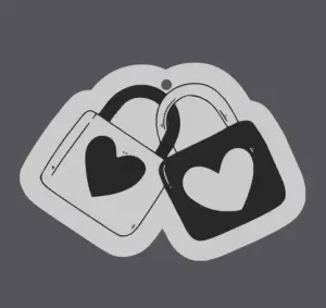 Love Locks Keychain