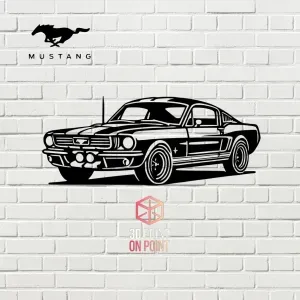 FORD MUSTANG VINTAGE - 2D WALL ART #5