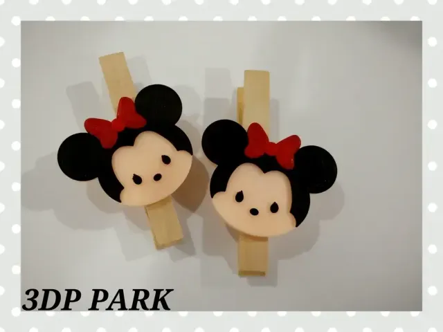 Mini Mouse Clothespins