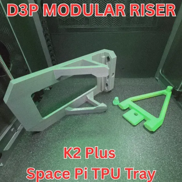 K2 Plus Space Pi TPU tray for D3P Riser — Фото 4 из 9