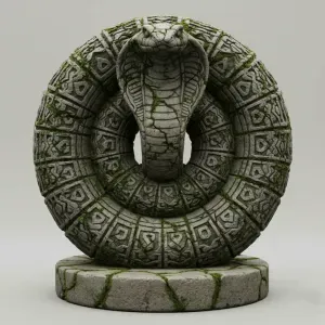 Eternal Serpent Ring – Ancient Temple Relic Diorama
