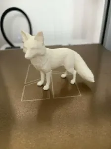Woodland Fox-3D Printed Forest Figurine