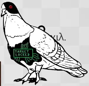 spy drone dove keychain