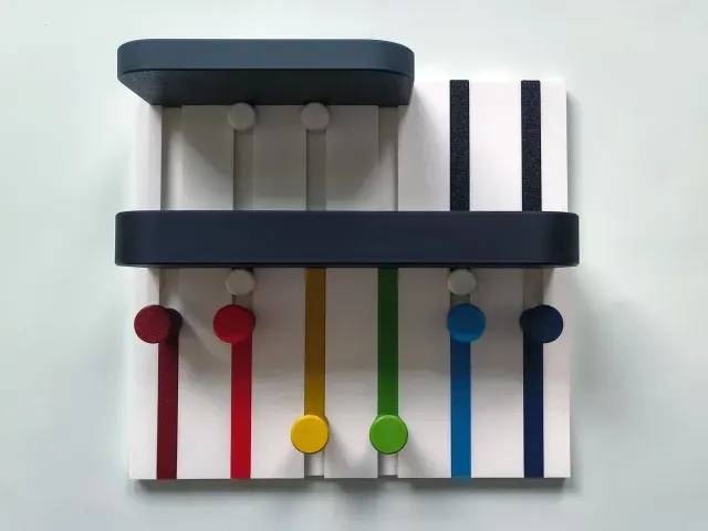 Modular Key and Accessories Wall Holder — Image 2 of 9