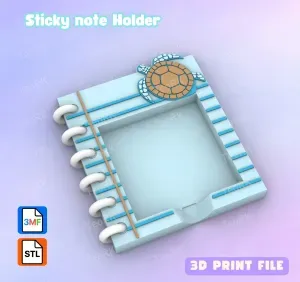 Post-It, Sticky Note Holder Spiral notebook Sea turtle