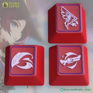 Genshin Impact Chasca Keycaps – OEM Profile STL Files
