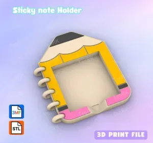 Post-It, Sticky Note Holder Spiral notebook Pencil