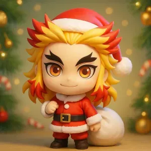 Christmas Chibi Kyojuro Rengoku