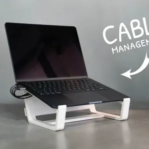 LAPTOP STAND (With cable management)
